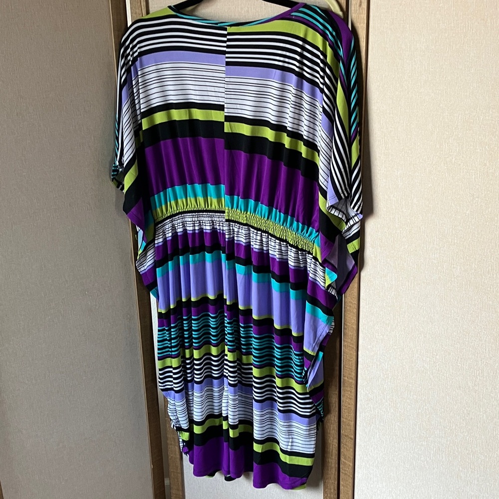 FINAL MARKDOWN Intriguing Threads Women's Striped dress 18w - Picture 7 of 13